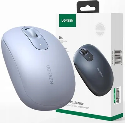 A product image showing two wireless mice and their packaging.
