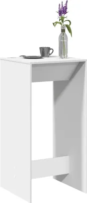 Produktbild von Maison Exclusive - Bartisch Weiß 51x50x103,5 cm Holzwerkstoff