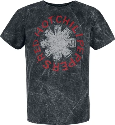 Produktbild von Red Hot Chili Peppers T-Shirt Herren Scratch Logo schwarz S