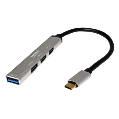 Obrázek produktu pro ROLINE 14.02.5053-10, USB 3.2 Gen 1 (3.1 Gen 1) Type-C, USB 3.2 Gen 1 (3.1 Gen 1) Type-A, 5000 Mbit/s, Hliník, Kulatý kabel, 105 mm