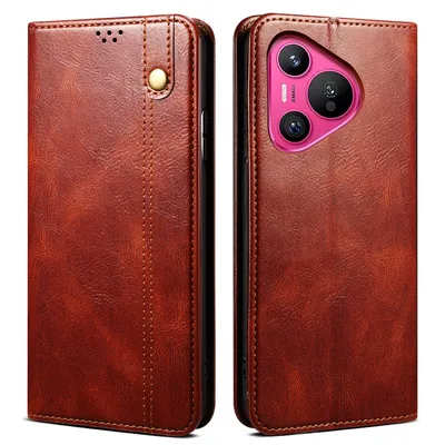 Obrázek produktu pro Pouzdro pro Huawei Pura 70 Pro /P70 Pro+ kožené flip pouzdro peněženka s funkcí stojánku červené