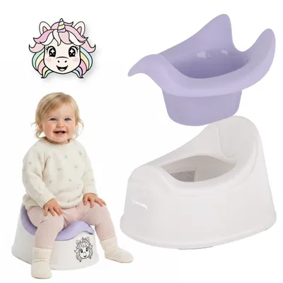 Immagine prodotto di Vasino per bambini Vasino di apprendimento Vasino trainer Vasino per bambini WC Unicorno viola-bianco Sun Baby