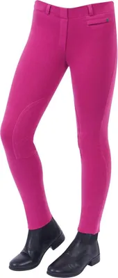 Produktbild von Dublin Kinder Kniebesatzreithose Supa-fit WB1035 (Bund 53,3 cm) (Pink)