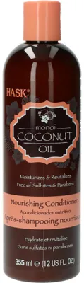 Productafbeelding van Hask Monoi coconut oil nourishing conditioner (355 ml)