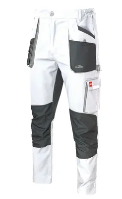 Produktbild von Arbeitskleidung Art.Mas Classic Stretch Slim Weiß Malerhose Bundhose Gr. 48