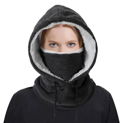 Imagen del producto de Pasamontañas térmico de invierno con forro polar para adultos