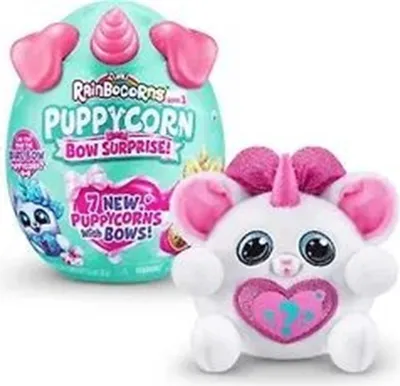 Produktbild von Zuru Rainbocorns Puppycorn Bow Surprise Knuffel Puppy