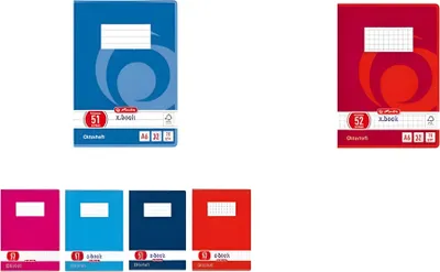 Image de herlitz Cahier d'Octave x.book, DIN A6, quadrillé, 70 g/qm, 60 feuilles