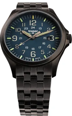 Produktbild von Traser H3 - 108739 - Armbanduhr - Herren - Quarz - P67 Officer Pro GunMetal Blue