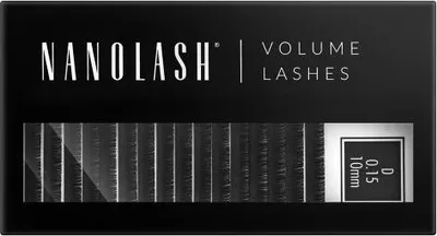 Zdjęcie produktu dla Nanolash Volume Lashes 0.15 D sztuczne rzęsy 10 mm