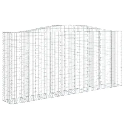 Produktbild von "WINTER SALE"Gabione - Garten-Pflanzgefäß - Pflanzkorb - mit Hochbogen 400x50x180/200 cm Verzinktes Eisen - Beete Einfacher Aufbau NEU1293259