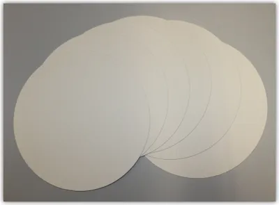 Produktbild von 20 Stück Tortenuntersetzer, Pappe rund Ø 28cm weiß mit glattem Rand Tortenplatten kompostierbar