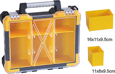 Produktbild von PROREGAL Kunststoffkoffer Werkzeugkasten 380x340x115mm, bis 14kg