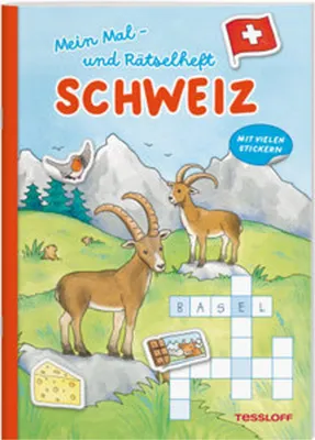 Produktbild von Mein Mal- und Rätselheft. Schweiz