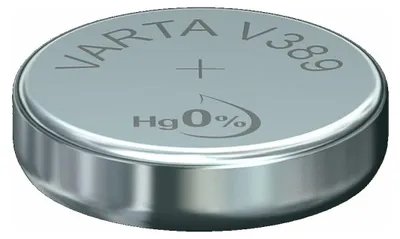 Produktbild von Varta -V389, Einwegbatterie, Siler-Oxid (S), 1,55 V, 1 Stück(e), Hg (Quecksilber), Silber