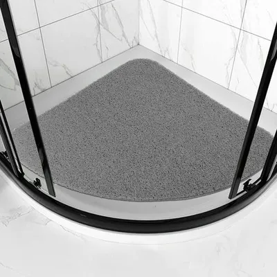 Immagine prodotto di Tappetino antiscivolo per doccia, PVC, grigio, 80 x 80 cm