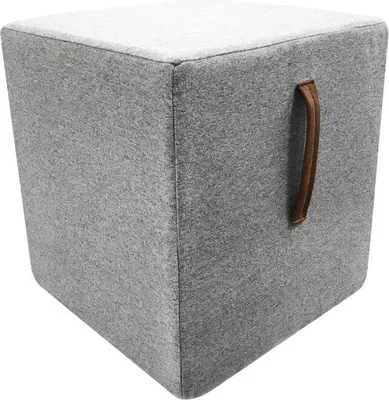 Produktbild von Pouf Fußhocker Rund Hocker Polsterhocker Sitzhocker Ottomane Hocker Würfel