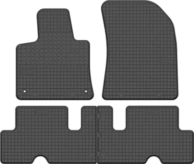 Immagine prodotto di Tappetini in gomma adatti a Citroen C4 Picasso II (2013-2021) / C4 Space Tourer (2018-2022) Set di tappetini in gomma per 5 persone nero + tappo
