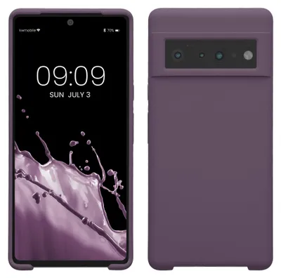 Produktbild von kwmobile Handyhülle für Google Pixel 6 Pro Hülle - Case Silikon - Kabelloses Laden - Schutzhülle Cover in Helle Iris