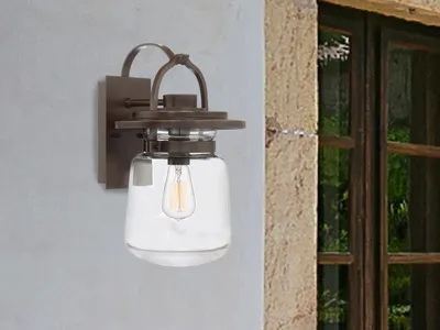 Produktbild von Außenwandlampe Bronze