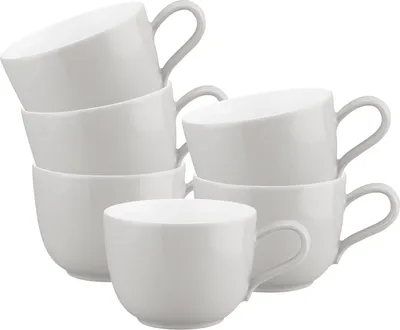 Produktbild von Seltmann Weiden Liberty Pure Colors Kaffeetasse 260 ml 6er Set - New Grey