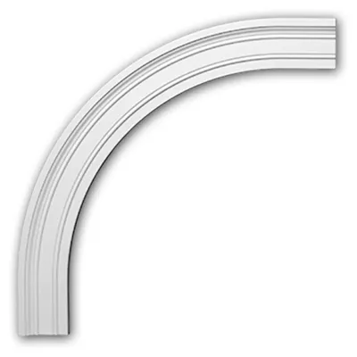 Image de Profhome 487033F Encadrement d'arche flexible Élément de façade Encadrement de fenêtre Élement décorative