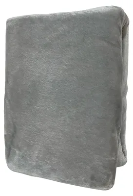 Produktbild von Winter Spannbettlaken Teddyplüsch 200x220 cm Grau Weich Winterqualität mit Rundumgummi