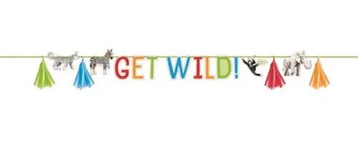 Produktbild von Buchstabengirlande Party animals