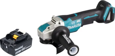 Produktbild von Makita DGA 520 G1X1 Akku Winkelschleifer 18 V 125 mm X-LOCK Brushless + 1x Akku 6,0 Ah - ohne Ladegerät