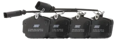 Produktbild von JURID Bremsbeläge Satz Hinten für VW Transporter IV Bus (70B, 70C, 7DB, 7DK, 70J, 70K, 7DC, 7DJ) 573049J