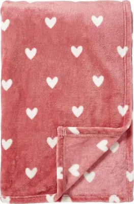 Produktbild von Textino Wohndecke Hartjes 140x180 cm Rosa