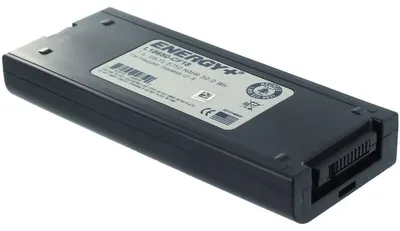 Produktbild von Akku für Panasonic Toughbook CF-18D Li-Ion 7,4 Volt 6600 mAh schwarz.