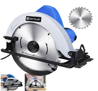 Obrázek produktu pro Kotoučová pila, kotouč 185 mm, nastavitelná hloubka řezu, řezání kruhů, EU