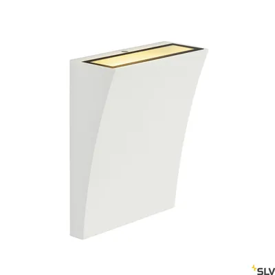 Zdjęcie produktu dla Delwa Szeroka lampa ścienna LED biała IP44 10W