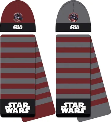 Produktbild von Star Wars 2tlg. Winterset Kindermütze Kinderschal SW9867 (Bordeaux)