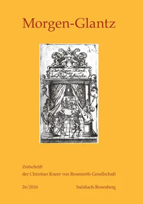 Produktbild von Morgen-Glantz - 26/2016