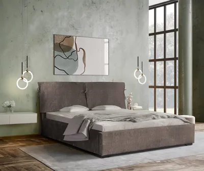 Produktbild von Polsterbett 140 x 200 cm mit Bettkasten und Matratze, Kopfteil mit Kissen, Bonellmatratze mit Kokos H4 Beige Trapani