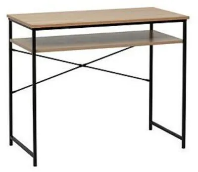 Immagine prodotto di Scrivania "Aliaj" di 90 x 45 x 75 cm, con finitura effetto legno