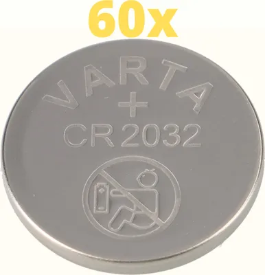 Produktbild von 60x Varta Lithium 3V CR2032-P Bulk 3V/220mA lose CR 2032