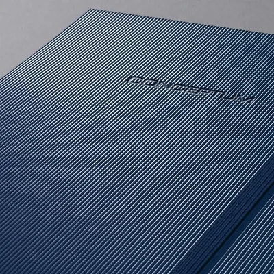 Produktbild von SIGEL CO656 Notizbuch Conceptum, Hardcover, ca. A5, kariert, blau, 194 S.