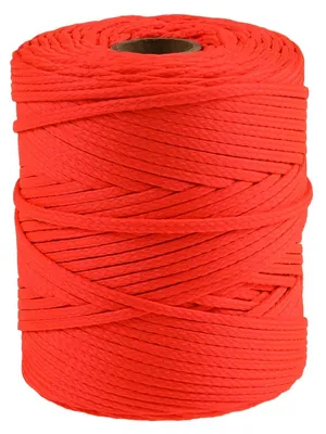 Produktbild von Polyester-Schnur 100m Kordel 4mm, PES Kordel Flechtschnur, Polyesterkordel, Farbe:neon lachs