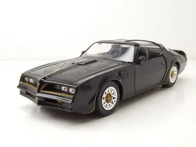 Produktbild von Pontiac Firebird 1977 schwarz Fast & Furious Modellauto 1:24 Jada Toys