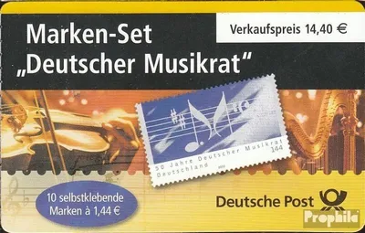 Produktbild von Briefmarken BRD (BR.Deutschland) 2004 Mi MH54 (kompl.Ausg.) gestempelt Musikrat