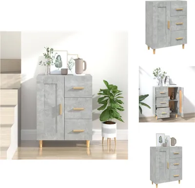 Produktbild von vidaXL Sideboard Betongrau 69,5x34x90 cm Holzwerkstoff -  Sideboards
