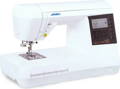 Produktbild von Juki Näh- und Quiltmaschine HZL-G120, 20 cm Freiarm, Box-Transport, 900 Stiche/Min., Nadeleinfädler, LED-Licht