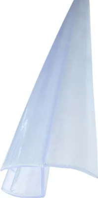 Produktbild von Bagnoxx Duschdichtung Spaltdichtung, 2m, Duschtürdichtung für Duschkabine, 6mm Glasstärke, transparent, Türdichtung für Glas Duschtür im Bad, PVC Duschlippe mit leichter Wölbung