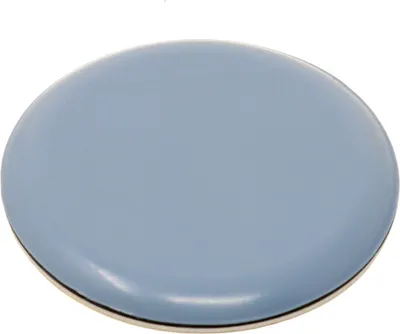 Produktbild von Adsamm® | 4 x PTFE-Gleiter | Ø 60 mm | Grau-Blau | rund | Selbstklebende Möbelgleiter in von Adsamm®