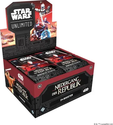 Imagen del producto de Star Wars Unlimited: El Declive de la República - Exhibidor de refuerzos