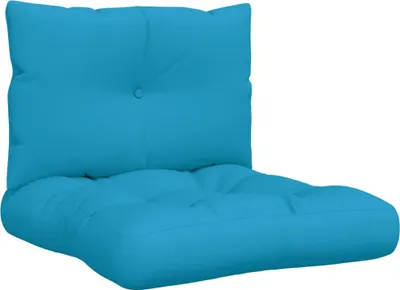 Obrázok produktu pre vidaXL Vankúš na paletu 2 ks Modrá látka