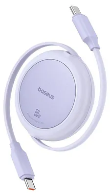 Immagine prodotto di Baseus Free2Pull Cavo USB-C da Mini USB-C a USB-C 60W, 1m (viola)